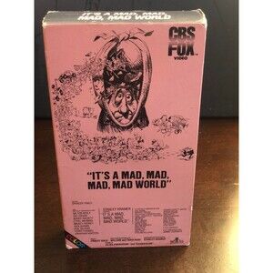It’s A Mad, Mad, Mad, Mad, World VHS 1963 - vintage movie CBS/Fox cassette tape